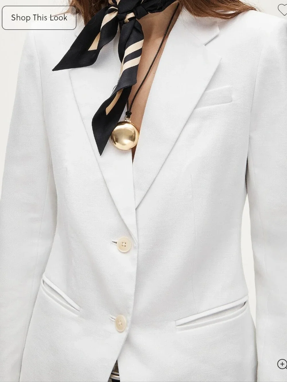 J Crew Tall Margeaux blazer in stretch linen blend CS640 Size 10T NWT White